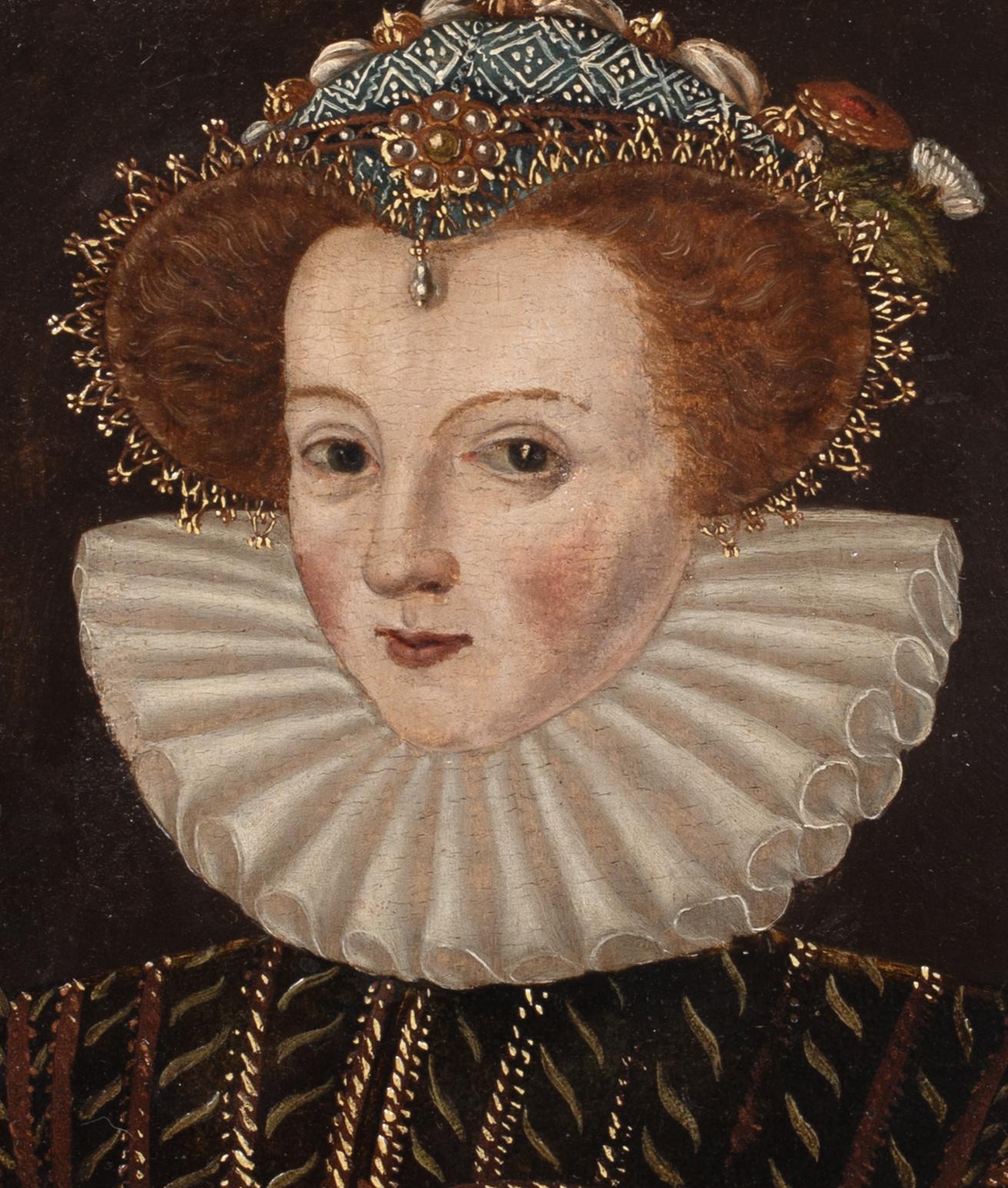 Portrait de cour de la reine Elizabeth I, XVIe siècle  English School en vente 1