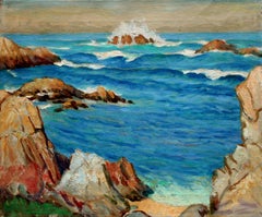 Crashing Waves Big Sur California Seascape