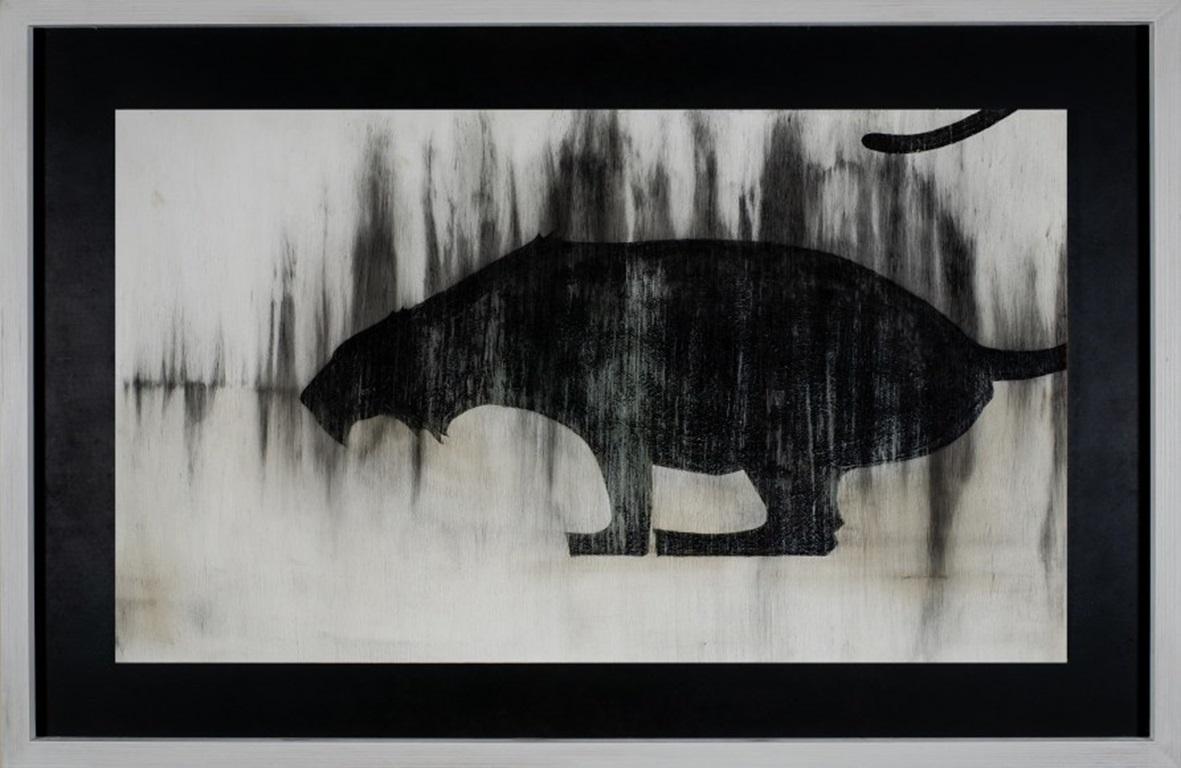 Animal Painting di Unknown - La Tigre Accovacciata, di Joseph Rossano, 2020