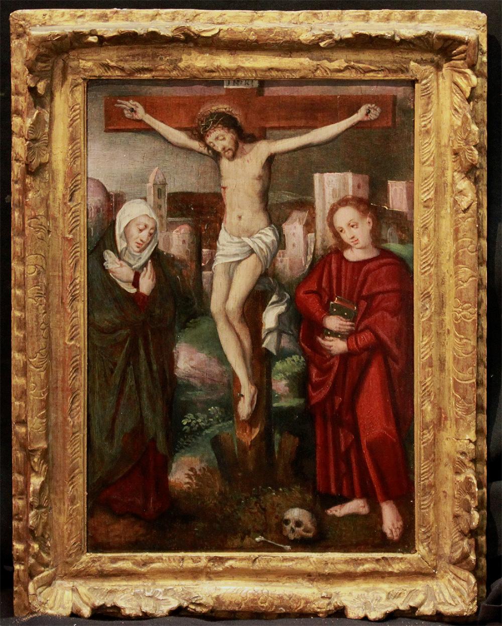 Unknown Figurative Painting - Crucifixion