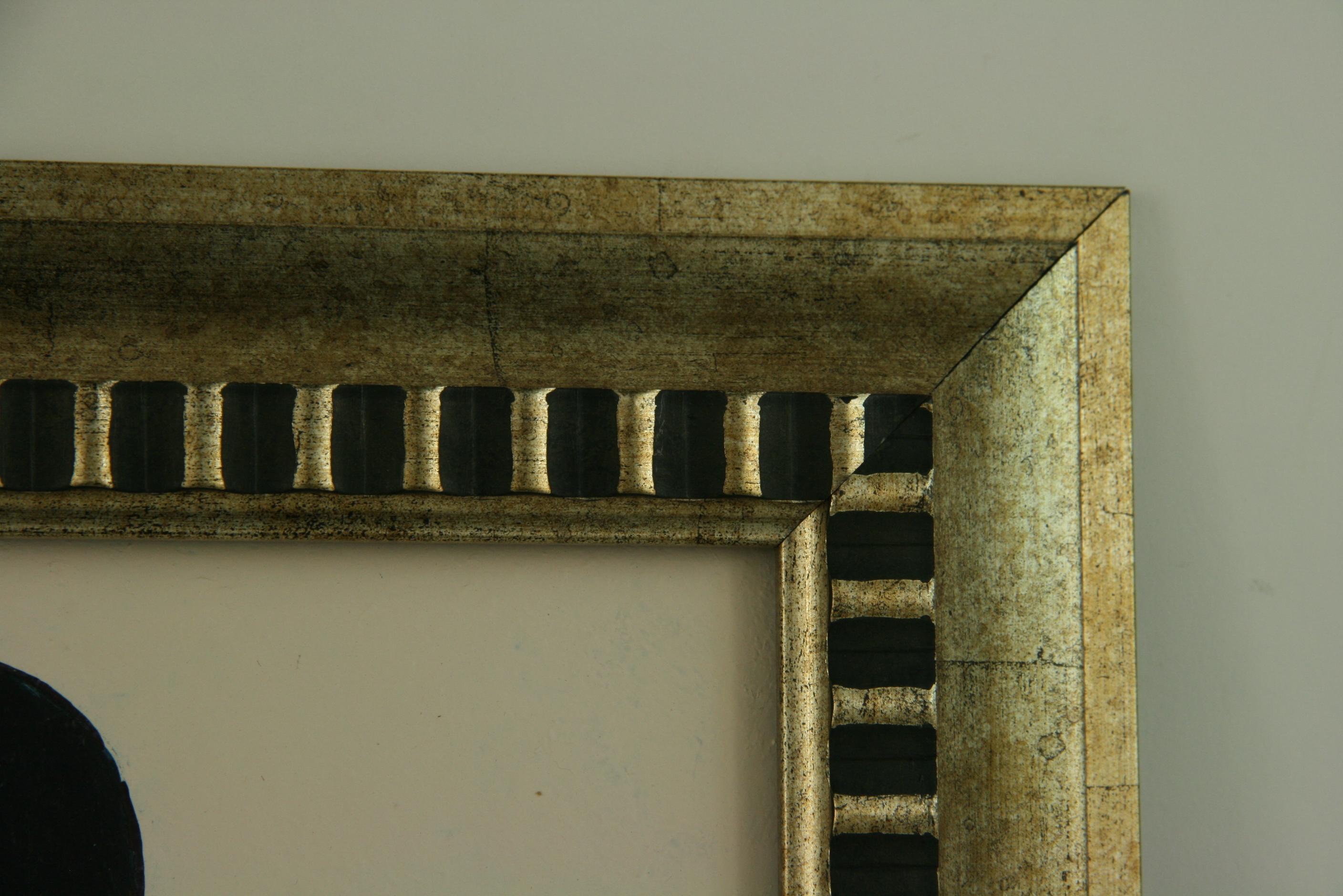 Cubic  Famiglia Sfumature di grigio figurative   Pittura in vendita 1
