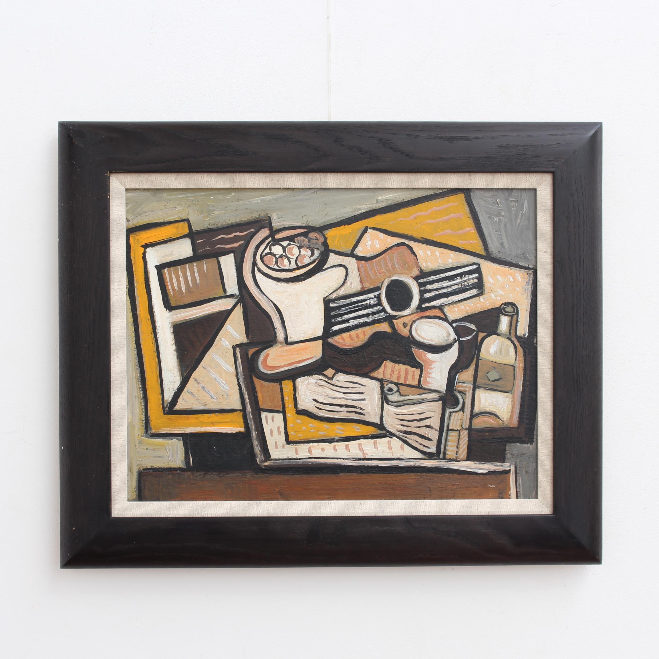 „Cubist-Stillleben“, Schule von Berlin – Painting von Unknown