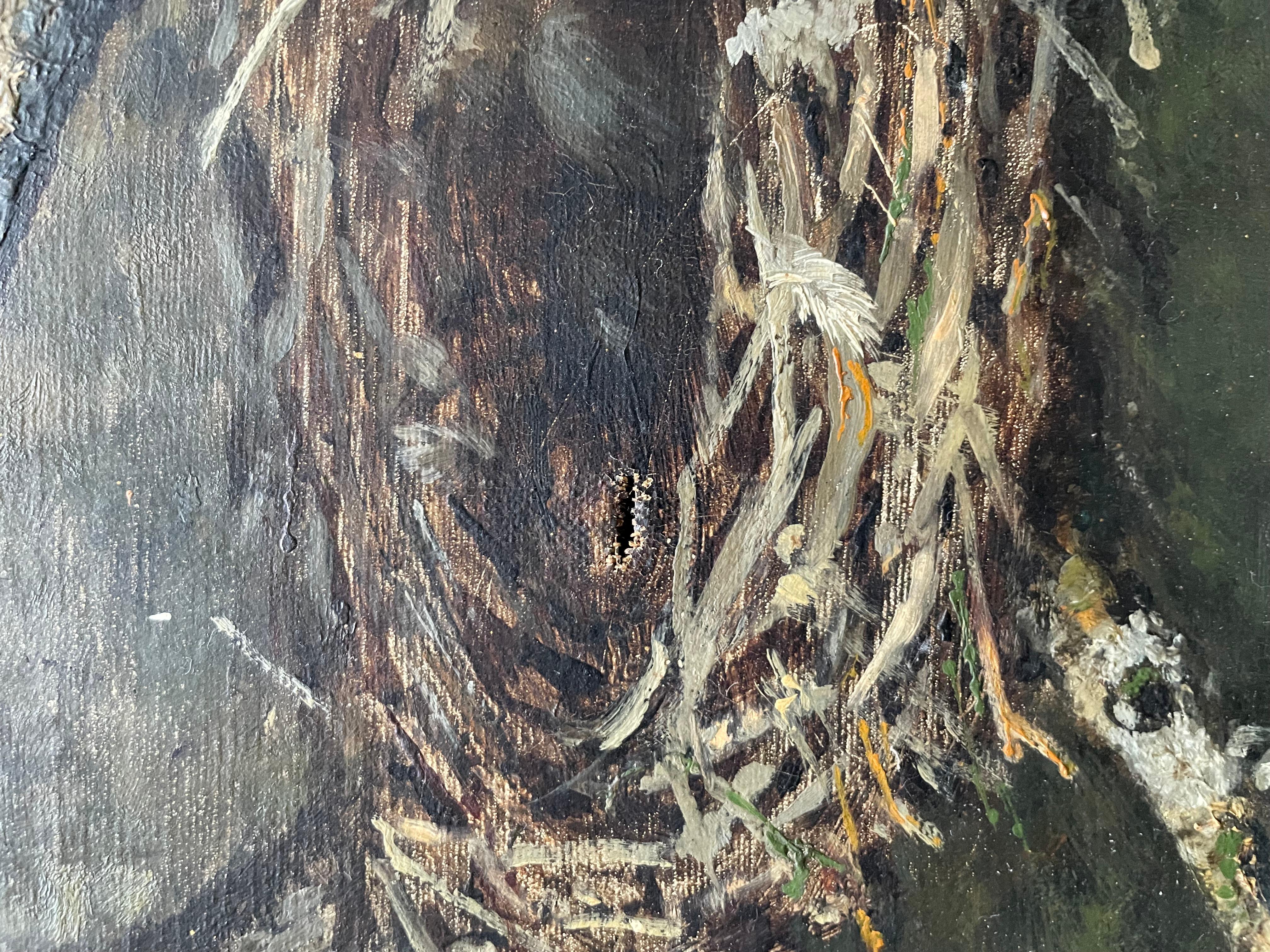 Cuckoo, Oil On Canvas Signed J. Levy 1880 7