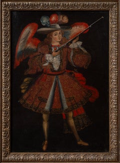 Cuzco (Cusco) School - Ángel Arcabucero (Angel with Arquebus) Cuzco (Cusco) School - Ángel Arcabucero (Angel with Arquebus)