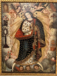 Antique Cusqueña Virgin