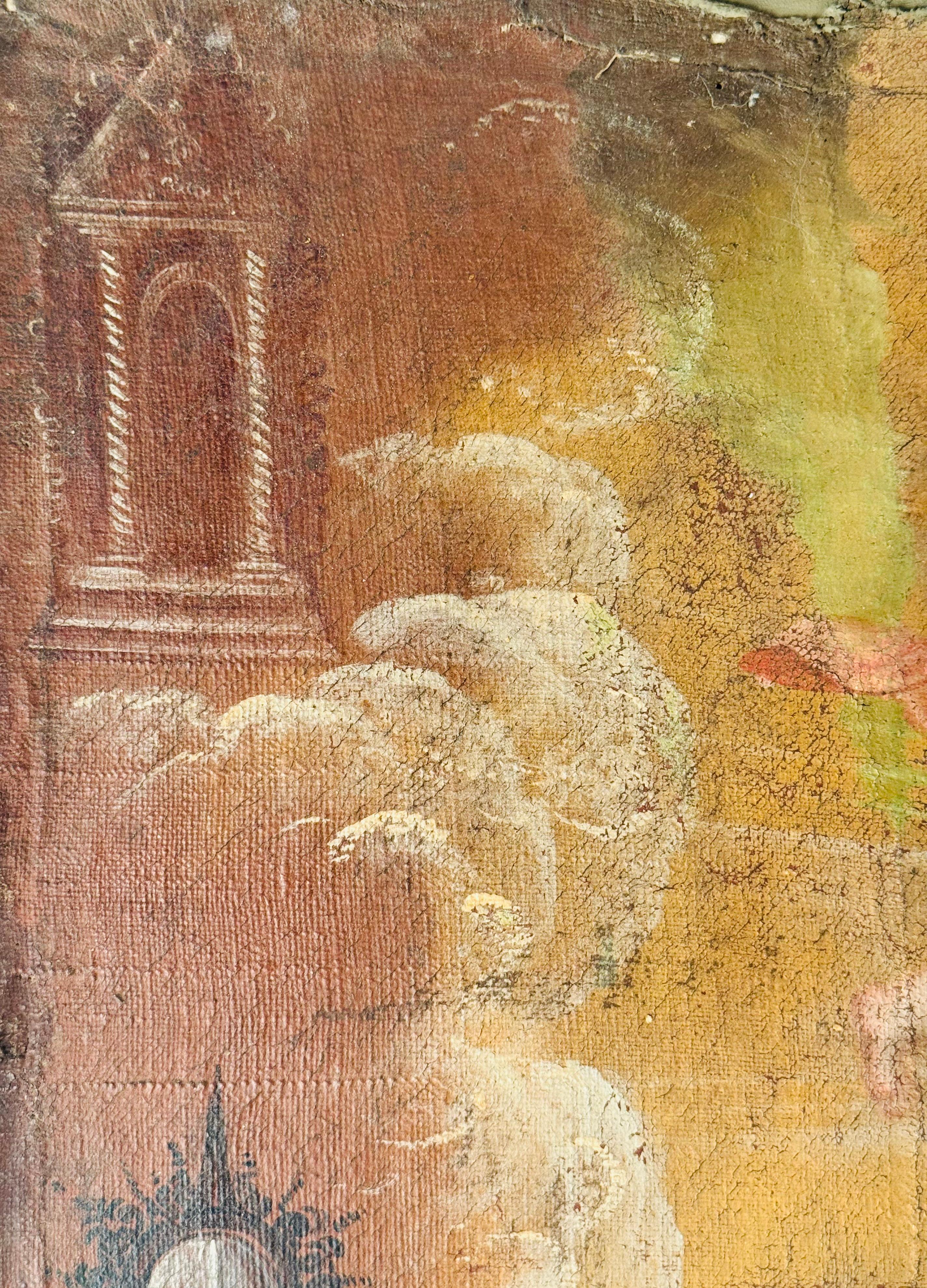Schule von Cuzco, 18. Jahrhundert, Coronación de la Virgen im Angebot 9