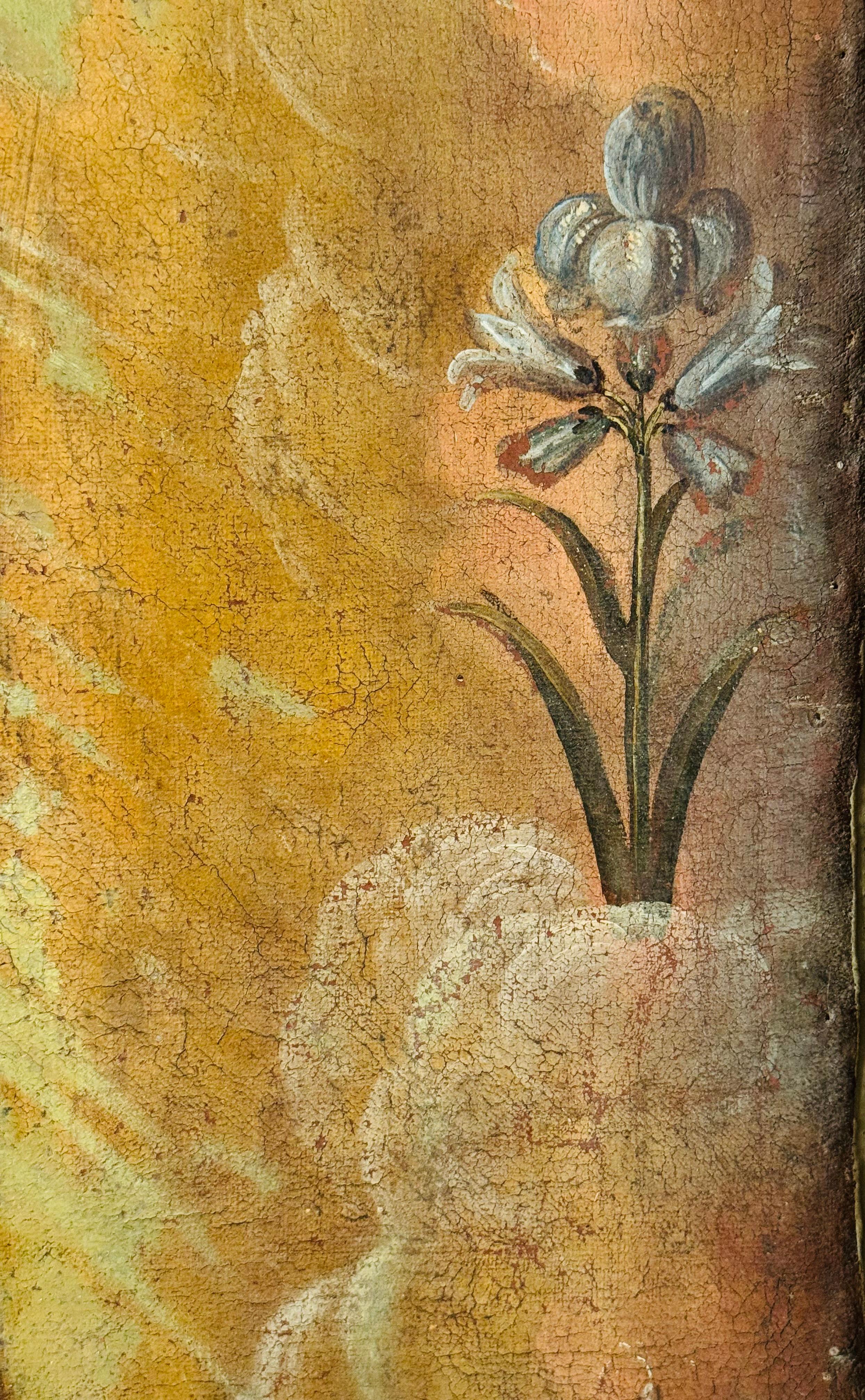 Schule von Cuzco, 18. Jahrhundert, Coronación de la Virgen im Angebot 10