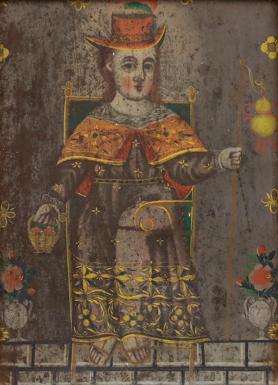 Cuzco Schule 18. Jahrhundert Öl - Christuskind von Atocha – Painting von Unknown