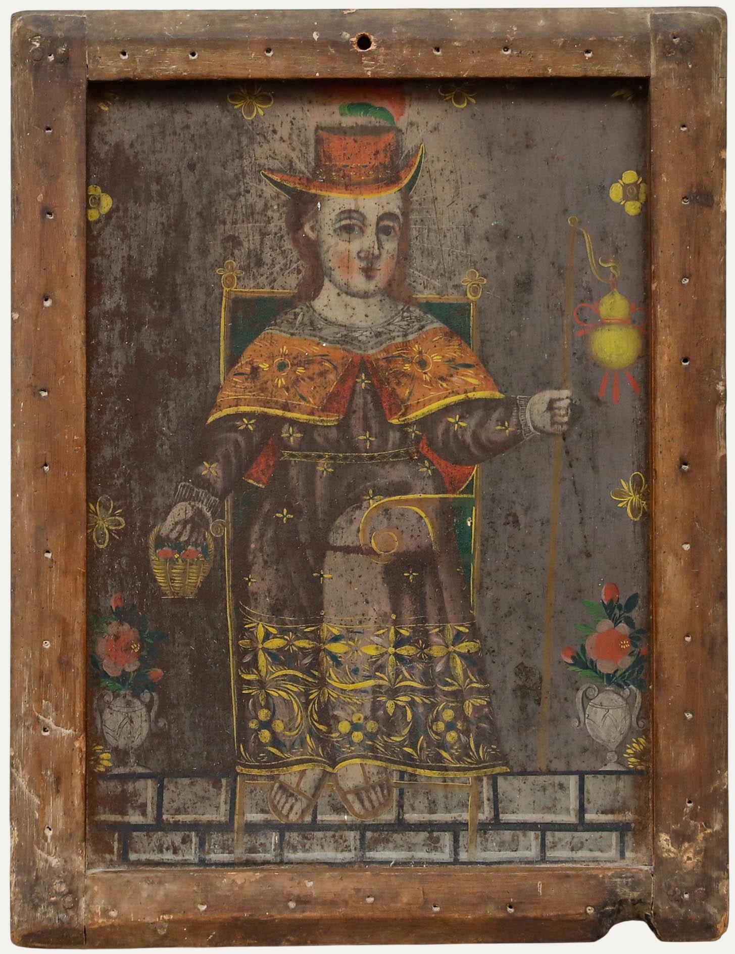 Cuzco Schule 18. Jahrhundert Öl - Christuskind von Atocha