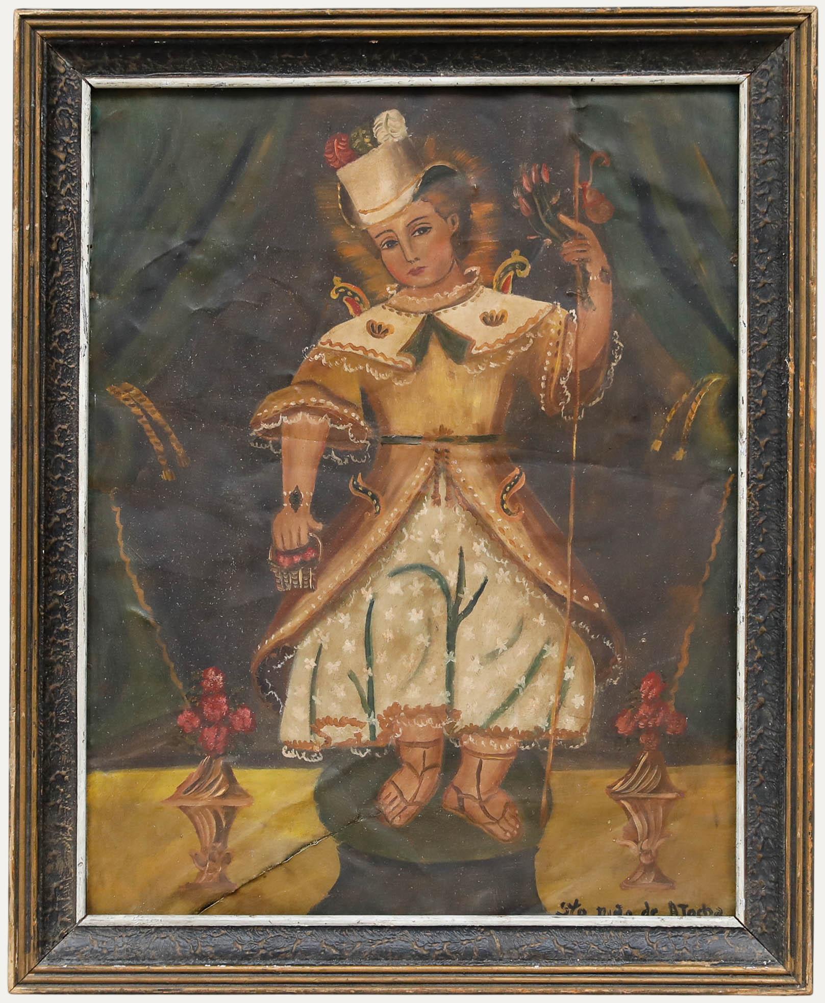 Cuzco Schule Anfang 20. Jahrhundert Öl - Heiliges Kind von Atocha