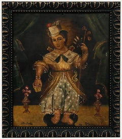 Cuzco School Early 20th Century Oil - Holy Child of Atocha II