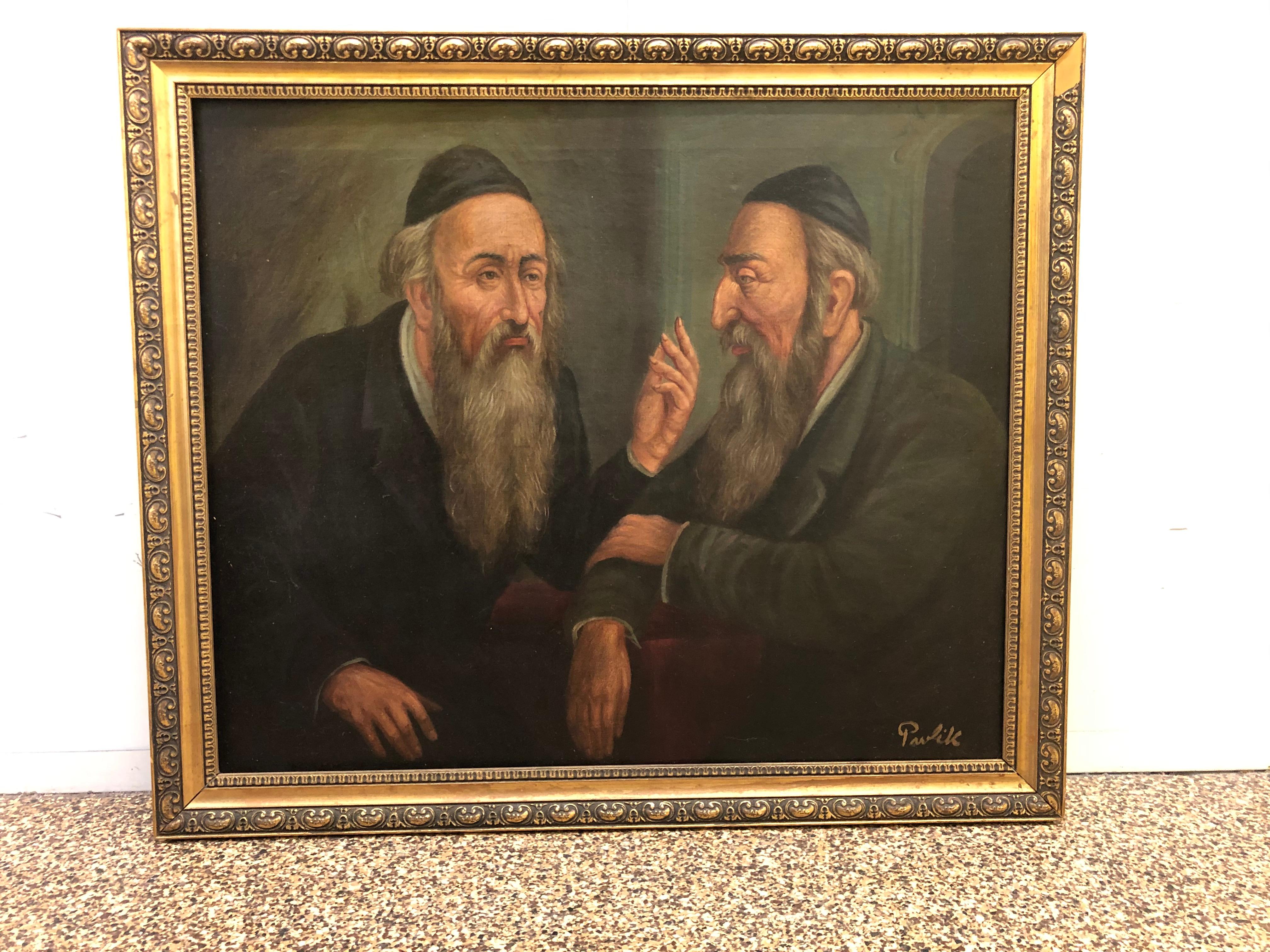 Tschechische Malerei der Rabbiner (Realismus), Painting, von Unknown