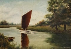 D. Newhouse - 1910 Oil, On The Bure