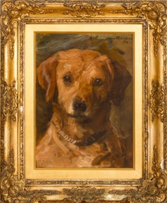 "Dale", a Labrador Retriever, dated 1894 by Charles Kay Robertson (1877-1930)