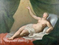Danae and the Golden Shower, late 18th or early 19th Century Oil on Canvas