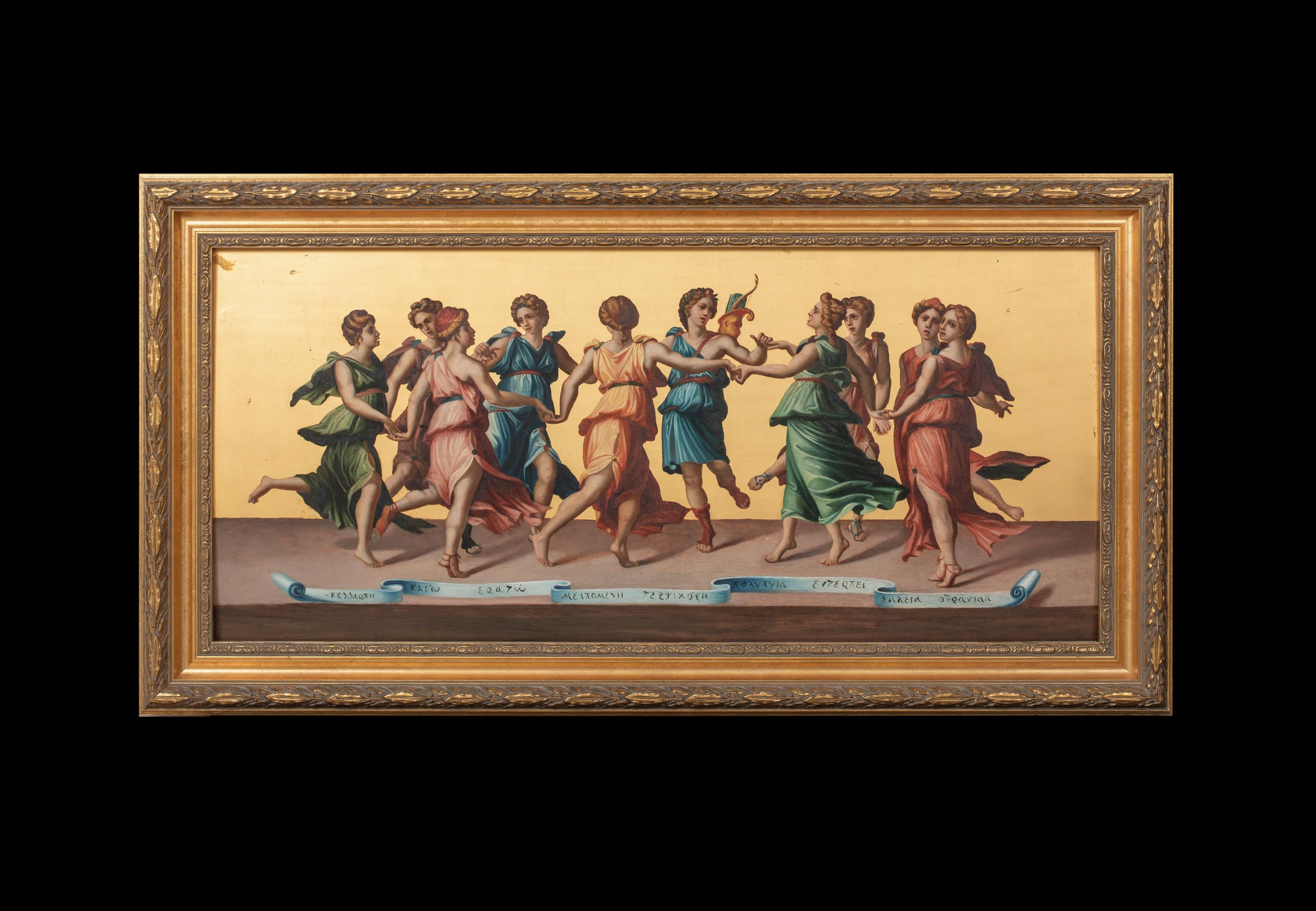 Danza degli dei femminili, 17°/18° secolo  Giulio ROMANO (1499-1546) - Painting di Unknown