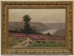 Daniel Duchemin (1866-1930)  - Early 20th Century Oil, View of The Valley