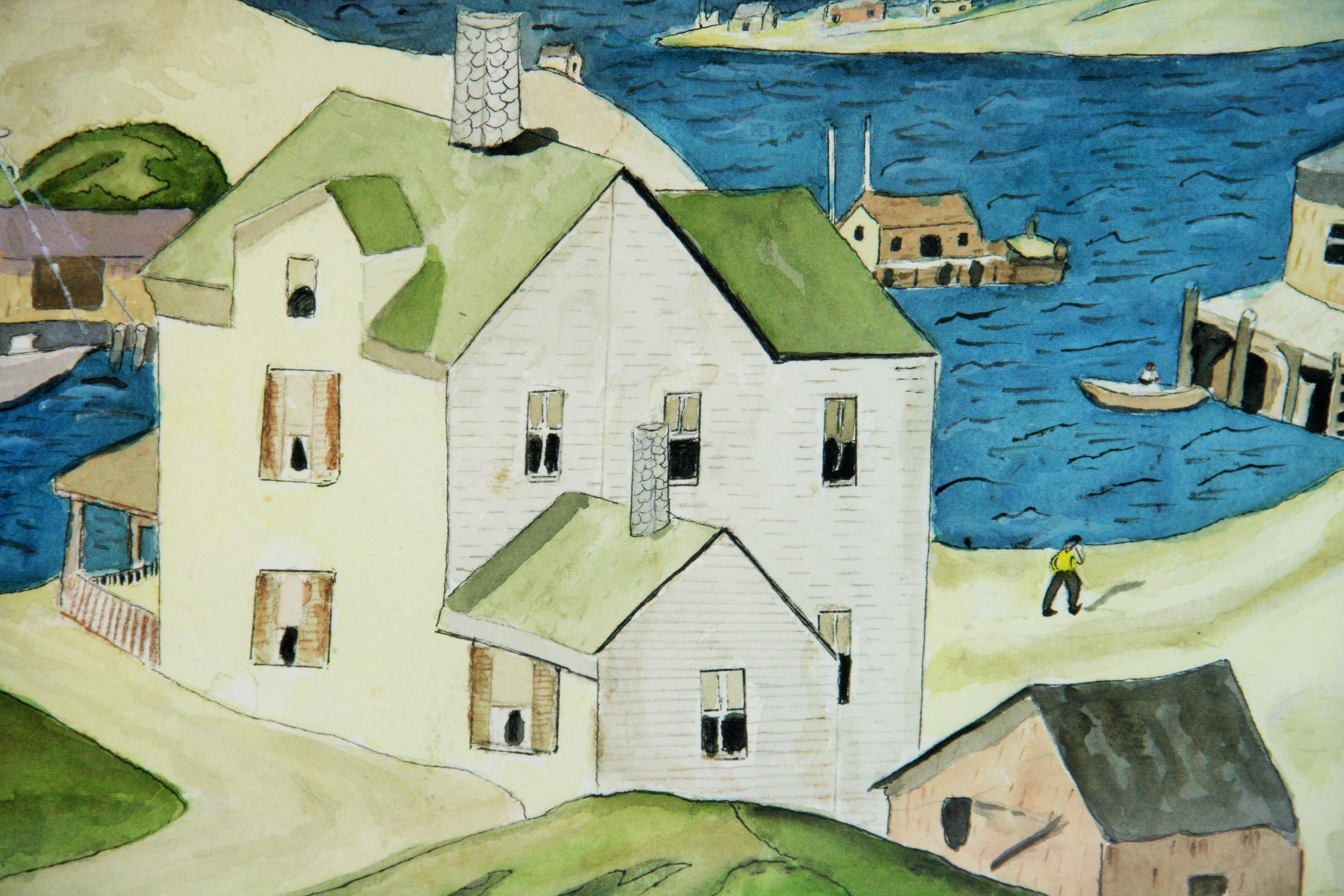5132 Danish Seaside village scene landscape
Taille de l'image 12.5x15.5
