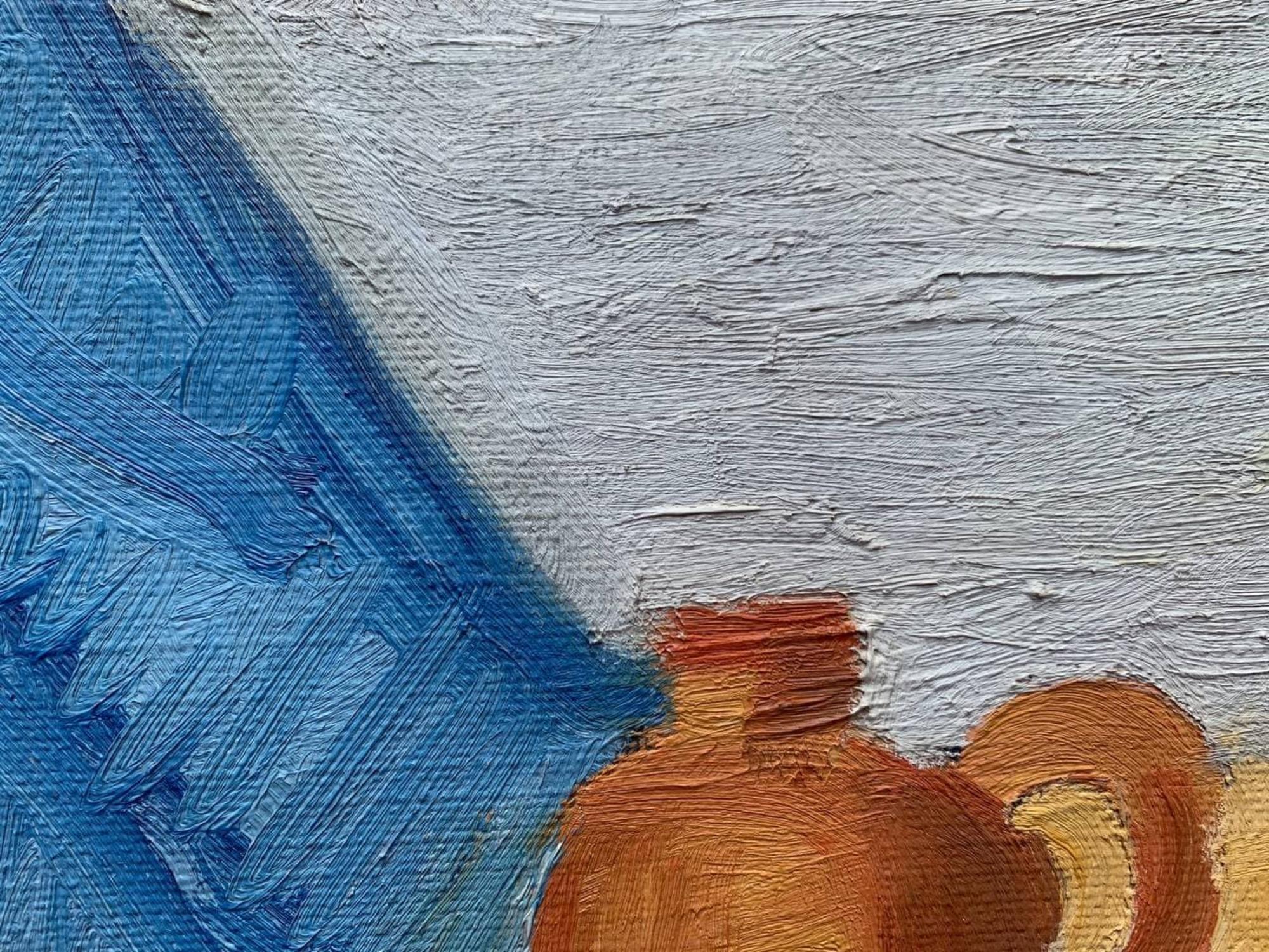 Dänisches Vintage-Stillleben, Ölgemälde auf Leinwand, unsigniert, gerahmt im Angebot 5