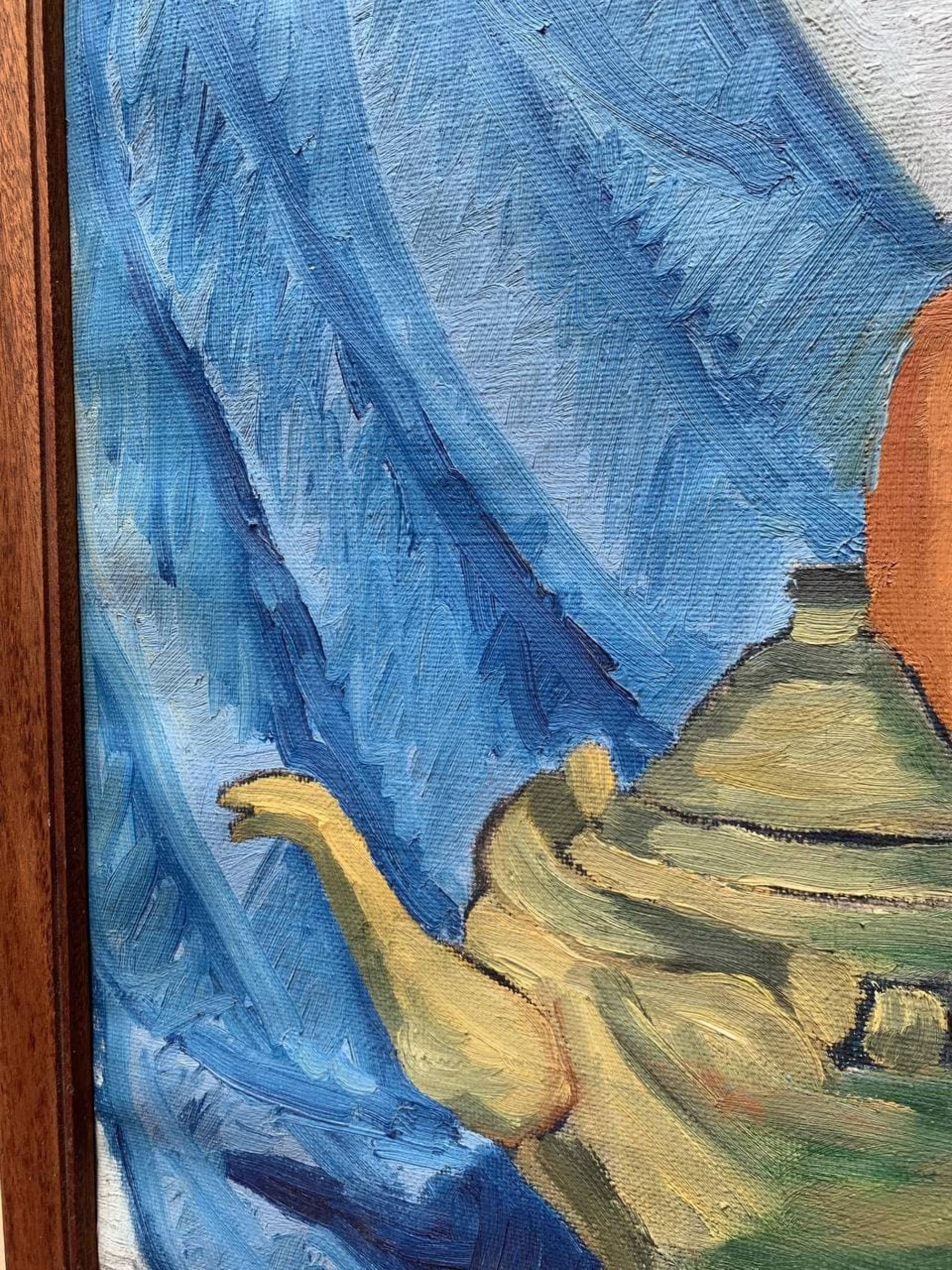 Dänisches Vintage-Stillleben, Ölgemälde auf Leinwand, unsigniert, gerahmt im Angebot 8