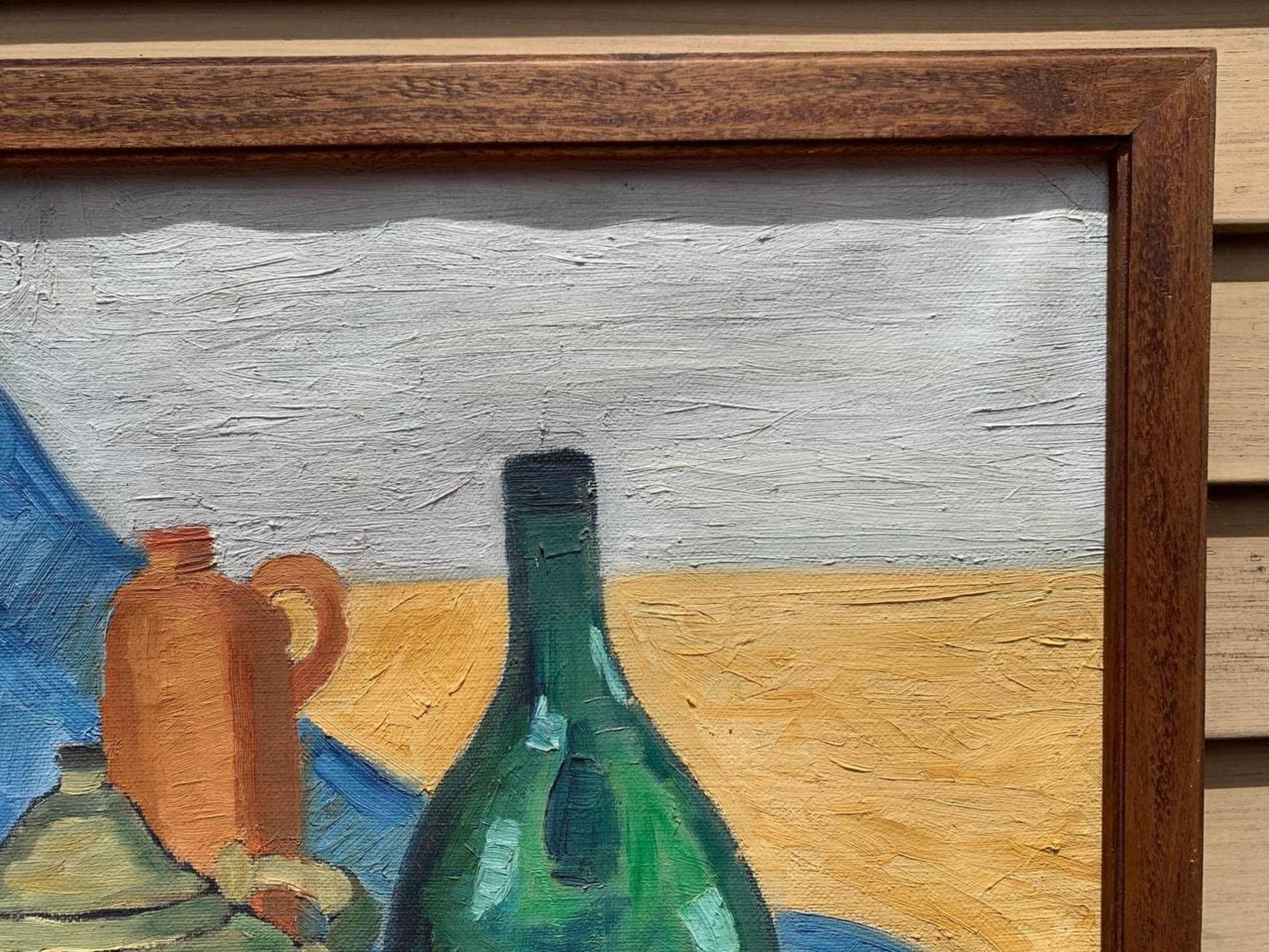 Dänisches Vintage-Stillleben, Ölgemälde auf Leinwand, unsigniert, gerahmt im Angebot 1