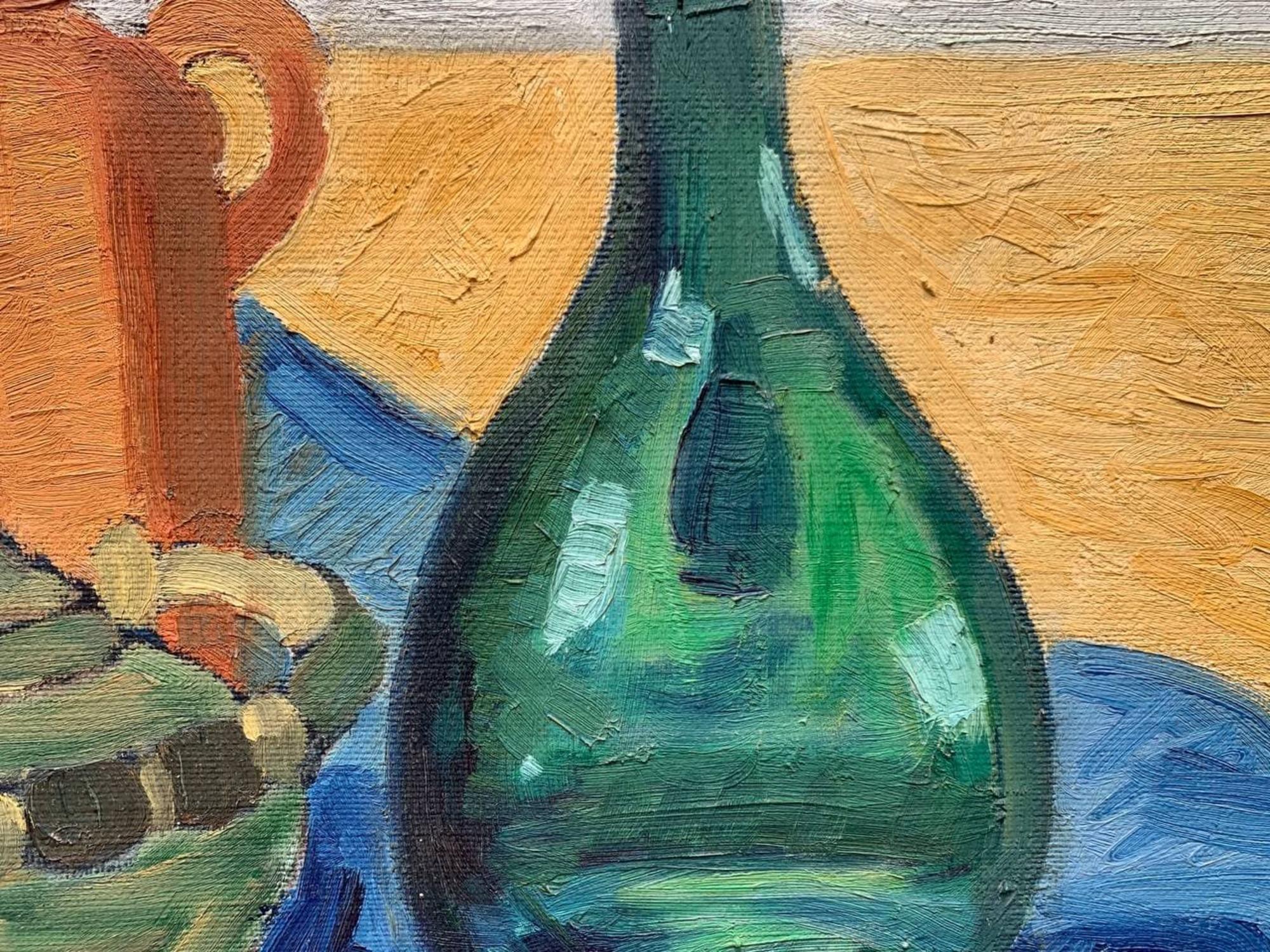 Dänisches Vintage-Stillleben, Ölgemälde auf Leinwand, unsigniert, gerahmt im Angebot 3