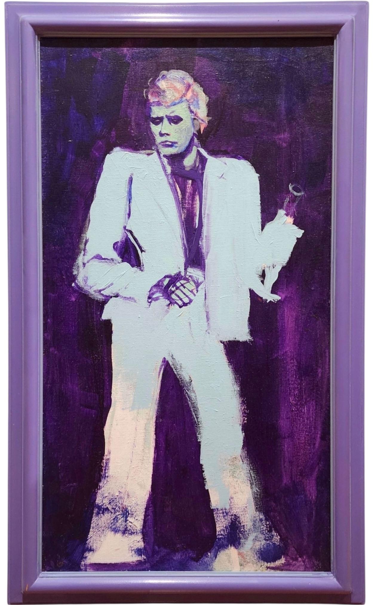 Unknown Portrait Painting - David Bowie, Diamond Dogs Tour