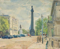 David Ghilchik (1892-1974) - Mid 20th Century Oil, Duke of York Monument