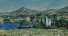 David Louis Ghilchik ROI (1892-1972) - 1971 Oil, Llangorse Lake, Breconshire