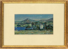 David Louis Ghilchik ROI (1892-1972) - 1971 Oil, Llangorse Lake, Breconshire