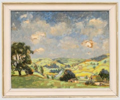 David R. Anderson (1884-1973) - Ölgemälde, Apfelbaum Korbweide, Mitte des 20. Jahrhunderts
