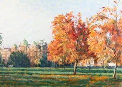 David Wilson (1919-2013) - 1992 Oil, Autumn in Hyde Park