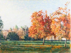 David Wilson (1919-2013) - 1992 Oil, Autumn in Hyde Park