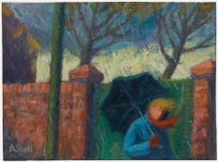 David Summers (1950-2025) - Huile du XXe siècle, Une journée d'été britannique