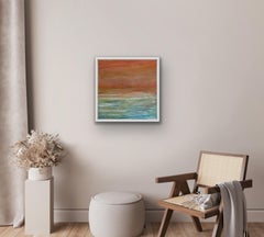 Dawn Tide, peinture abstraite de style impressionniste, peinture de Gerhard Richter