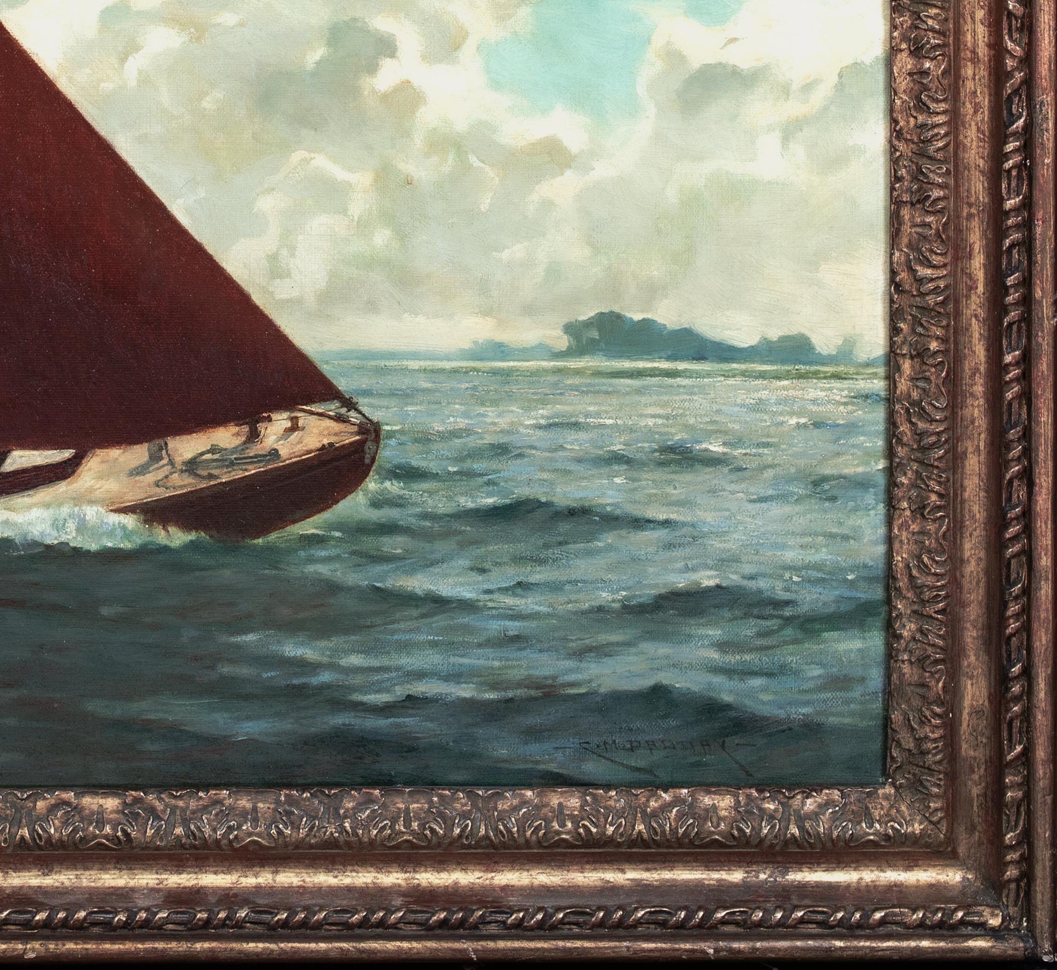 Vela diurna, XIX secolo

di Charles Murray PADDAY (1868-1954) vendite a 100.000 dollari

Grande studio del XIX secolo di una barca a vela, olio su tela di Charles Paddy. Un'opera di grandi dimensioni di eccellente qualità e condizione, firmata e con