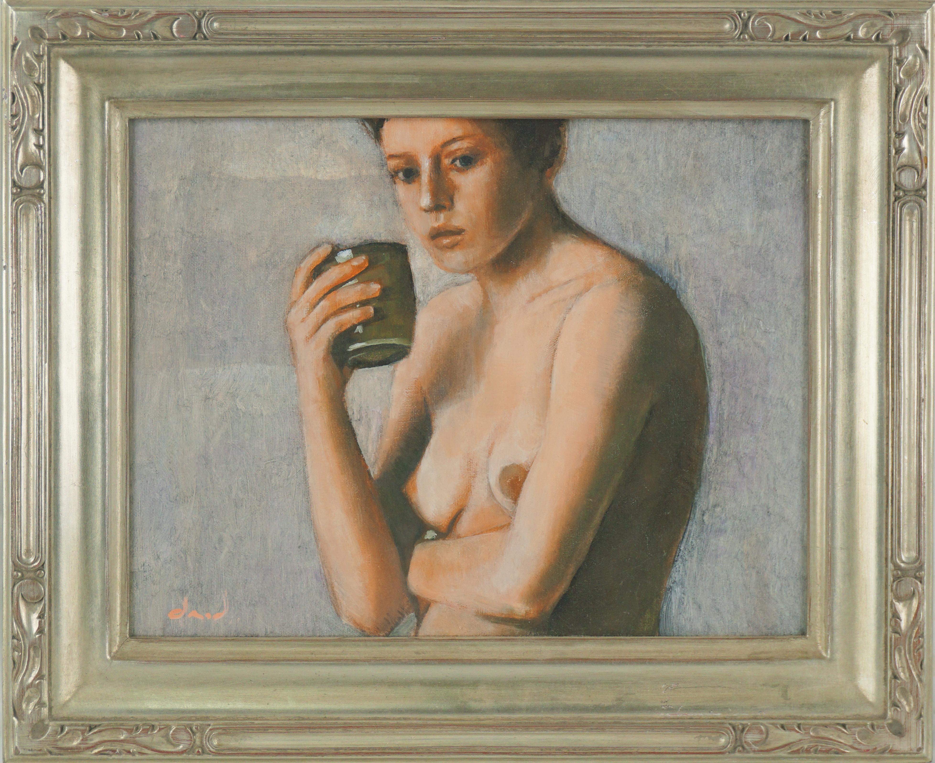Nude Female Figure with Cup 