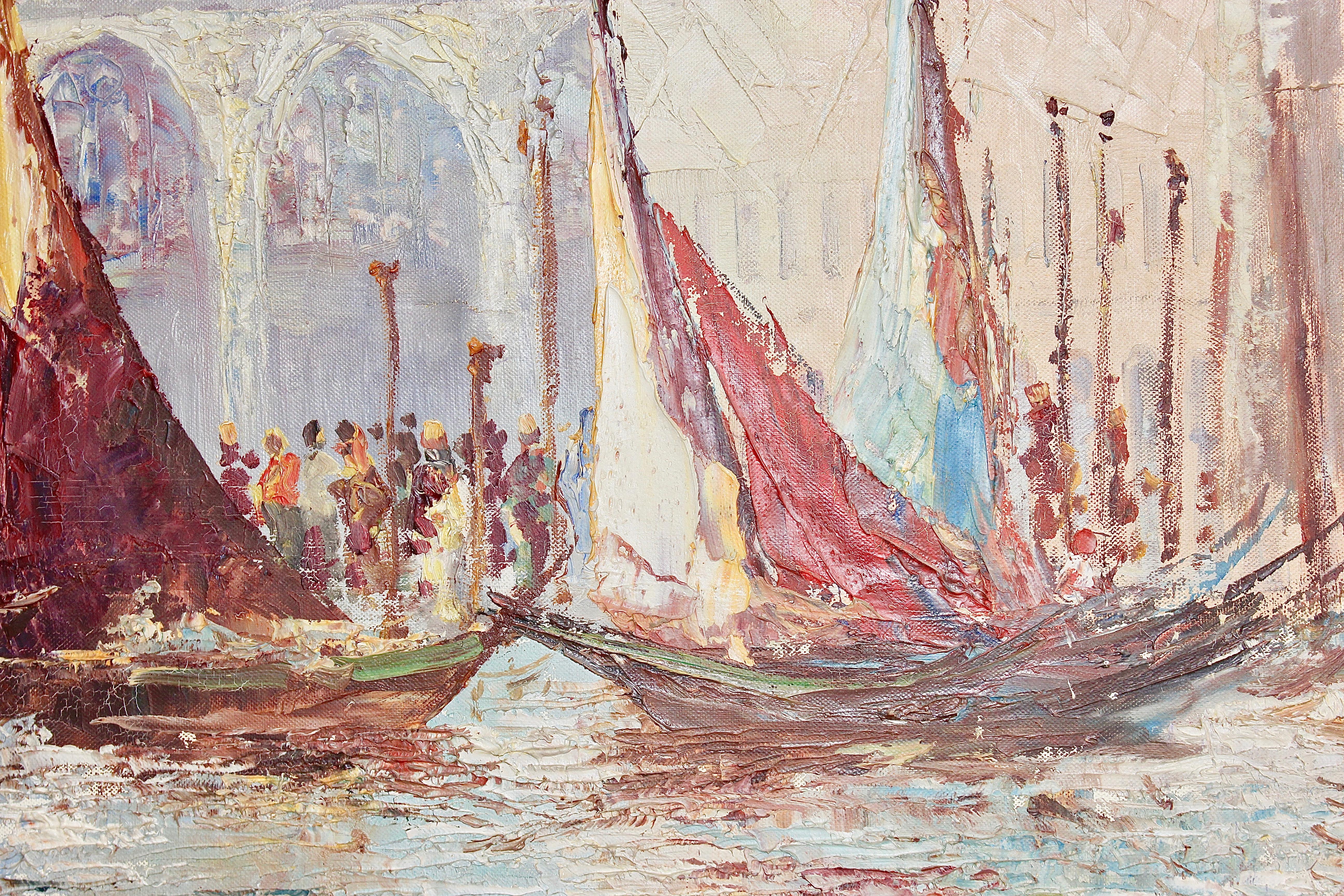 view of venice painting