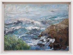 Denise Carnac (19922-1994) - 1986 Oil, The Seventh Wave