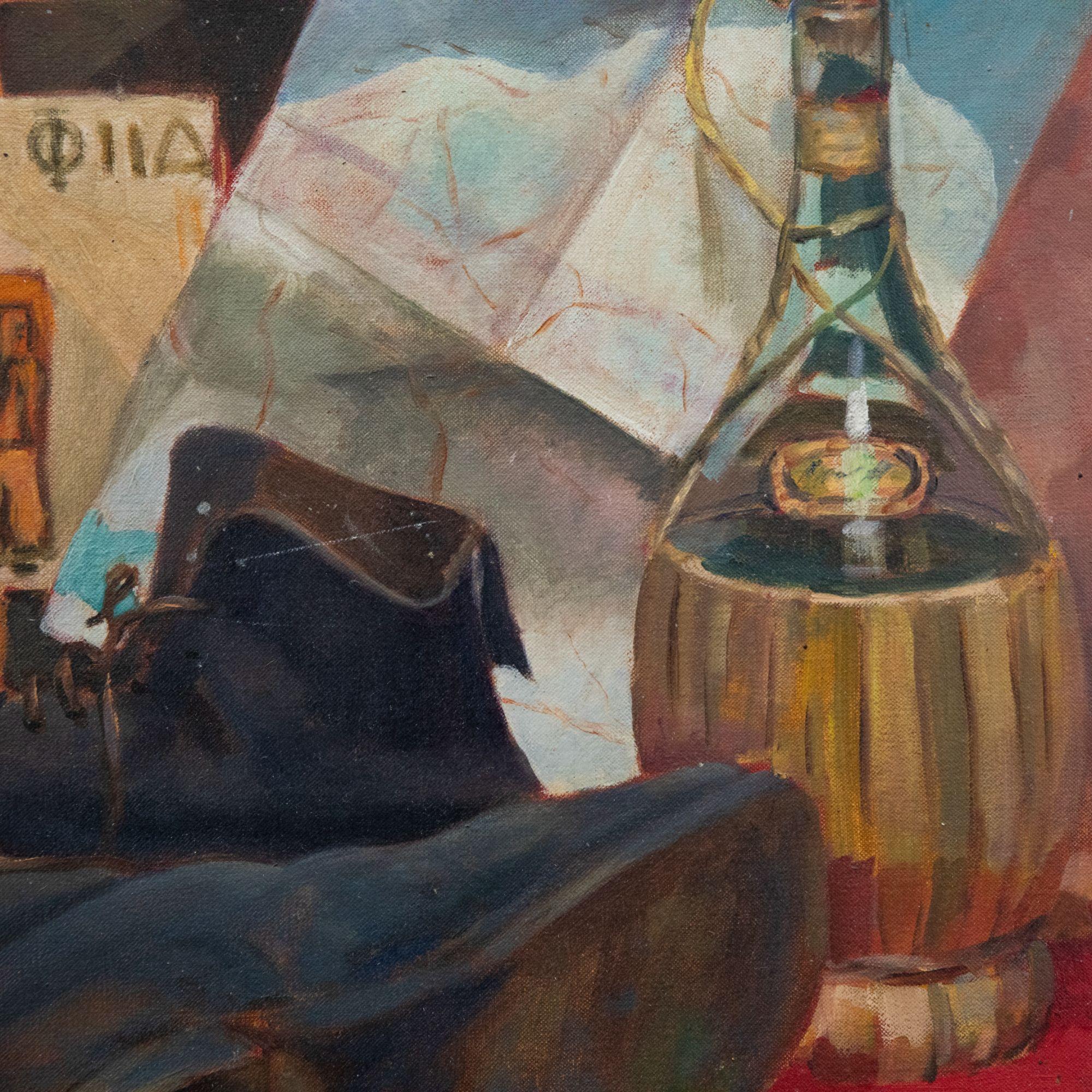 Denton - 20th Century Oil, Old Boots and Chianti For Sale 1