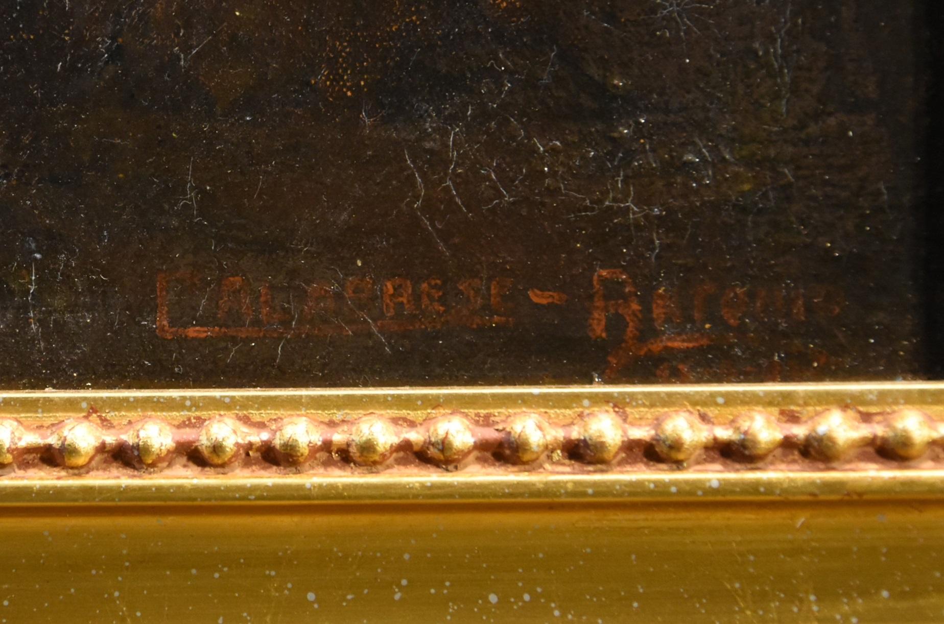 Deposition Atala De Roussy-trioson, Gemälde Öl auf Leinwand, 19./20. Jahrhundert, Französisch im Angebot 4