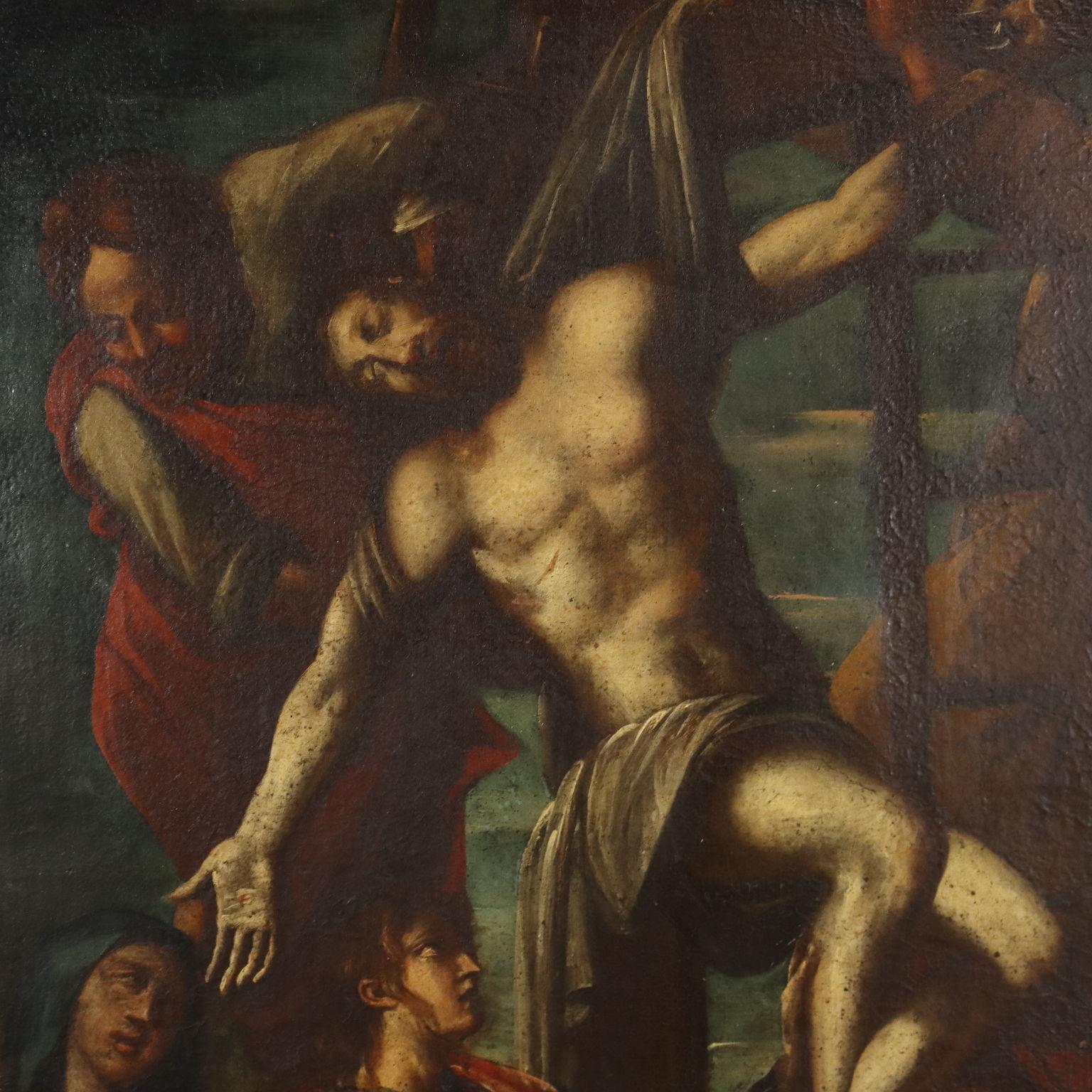 Die Absetzung Christi vom Kreuz aus, 1600er Jahre, 1.700er Jahre (Sonstige Kunststile), Painting, von Unknown
