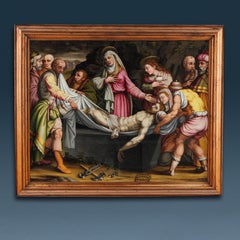 Deposizione di Cristo nel sepolcro. Pittore lombardo (Giuseppe Meda?) 1560-1570 