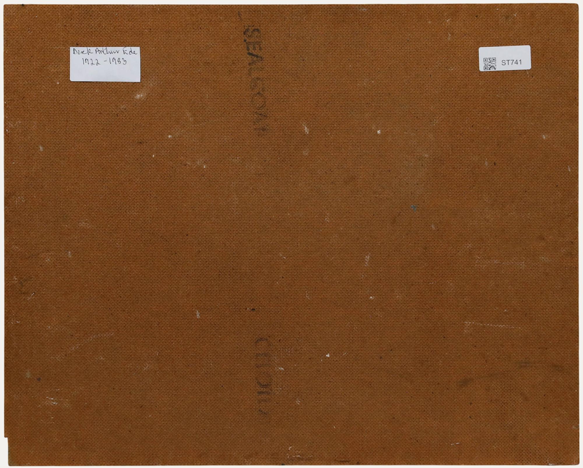 Derek Arthur Ede (1922-1983) - Öl aus der Mitte des 20. Jahrhunderts, Ein Winterspaziergang (Grau), Landscape Painting, von Unknown