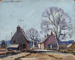 Derek Arthur Ede (1922-1983) - Mid 20th Century Oil, Country Road, Bucks