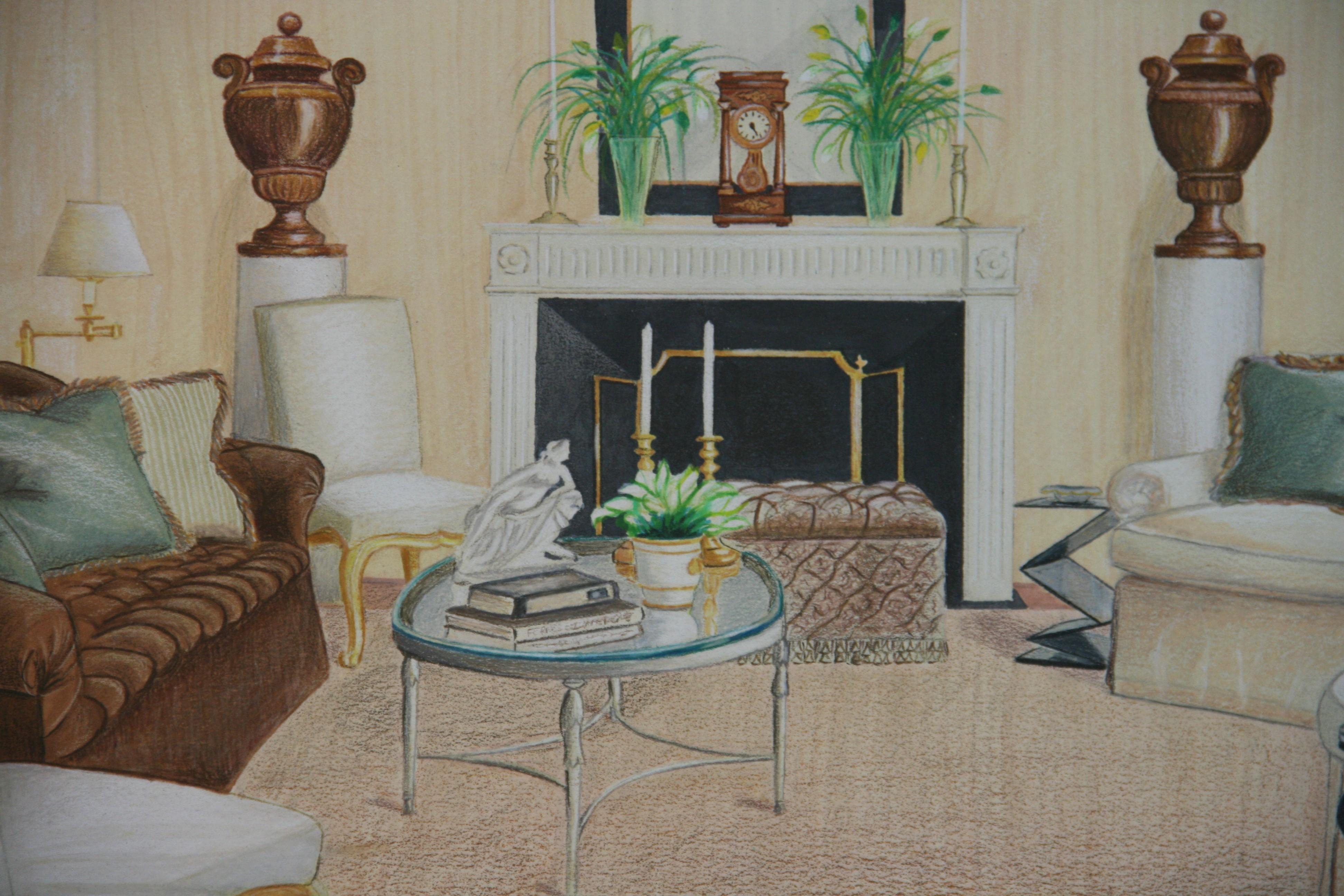 Designer-Wohnzimmer-Design im Angebot 2