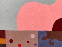 Dessert Landscape (Comanche Native American surrealist painting)