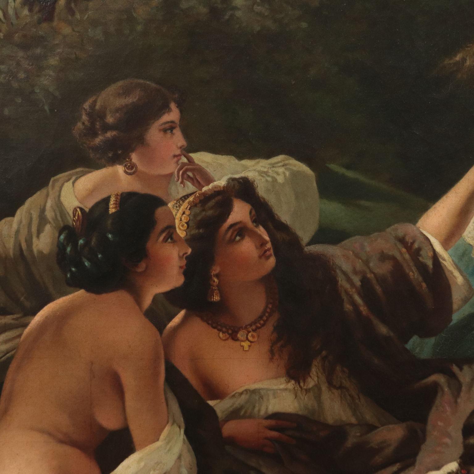 diana and her nymphs bathing