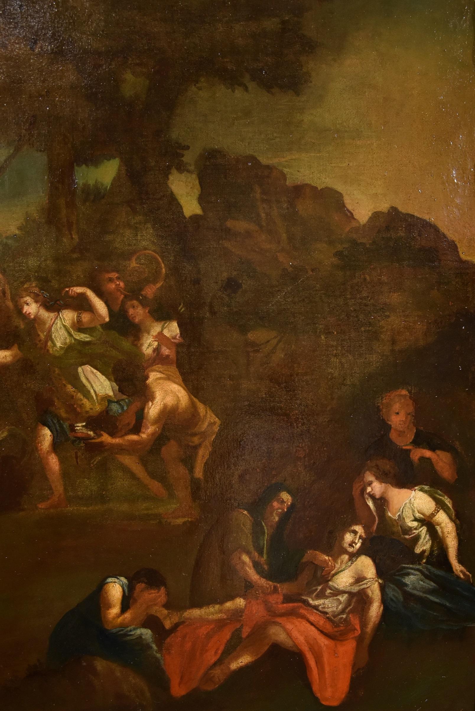 Diana Boullogne, peinture mythologique huile sur toile maître ancien 17-18e siècle   en vente 5