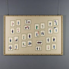 Paintings Collection of Chinese Figures ca. 1860.